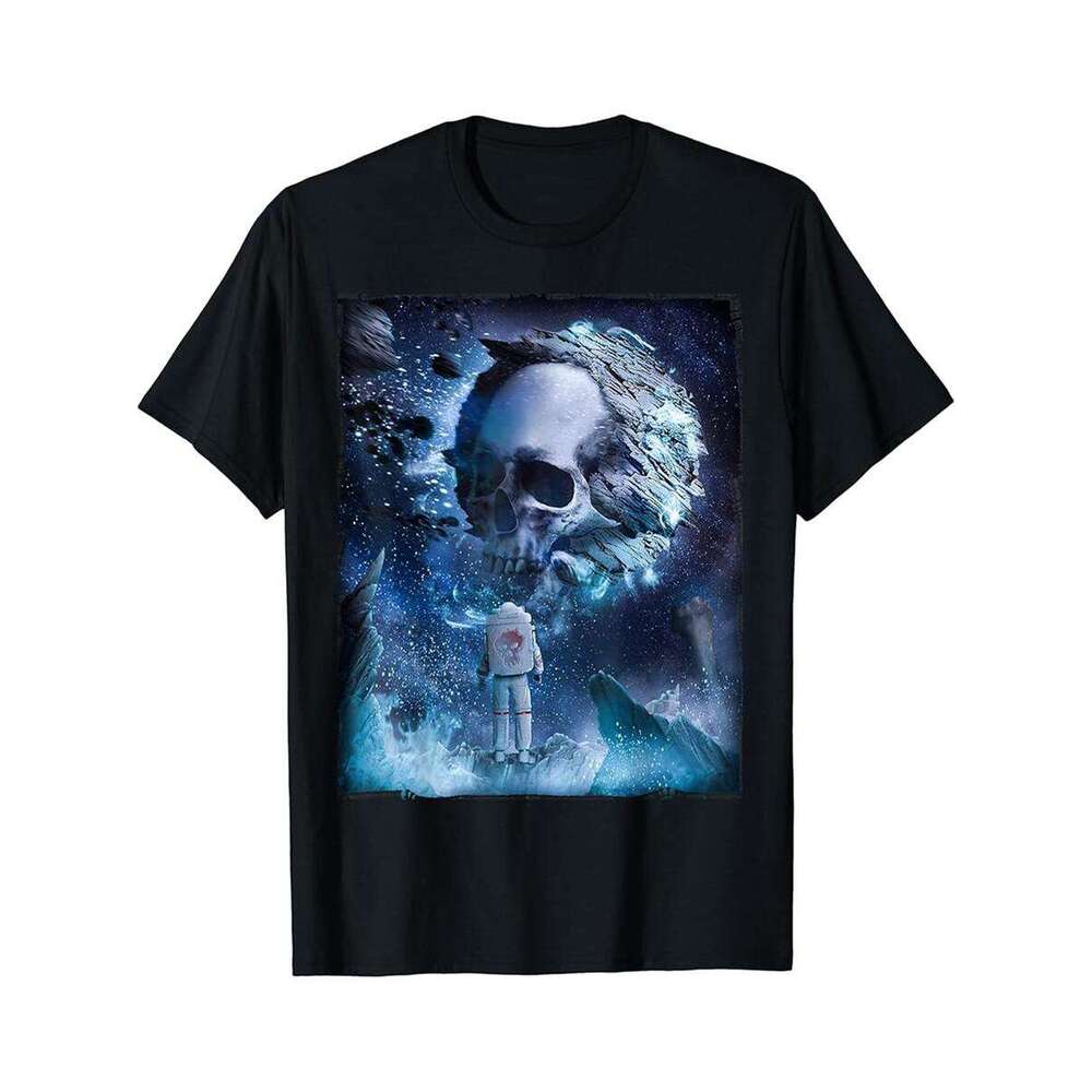 Designer T shirt Skull Cauldron Tarot Card Halloween Design - 220g T shits