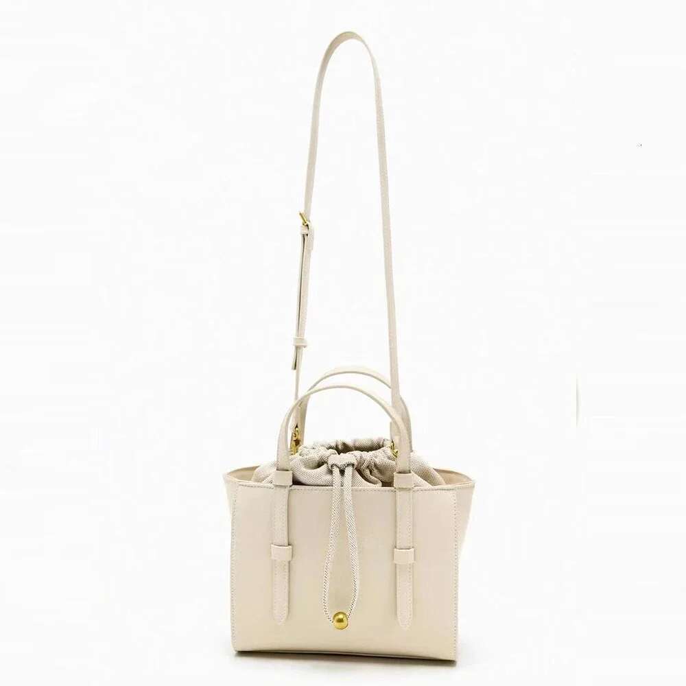 Casual Drawstring Handbags Designer Fashion High Quality Shoulder Bag PU Leather Crossbody Bags For Women Tote Chic