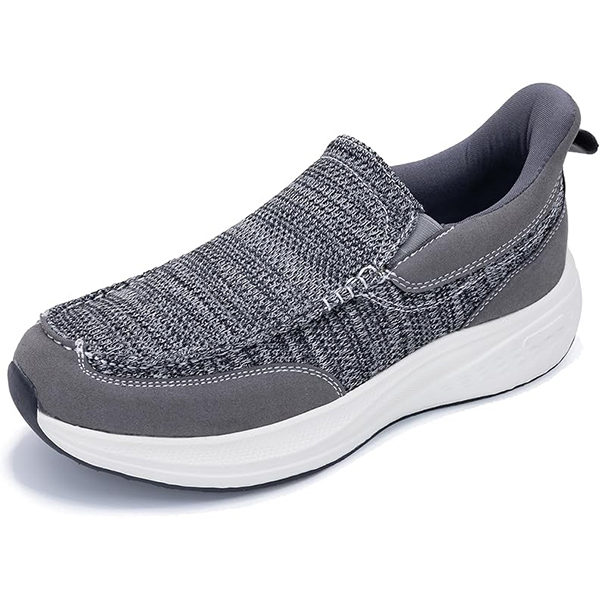 Designer Shoes High Quality Men Walking Shoes Hands Free Slip On Causual Loafers Comfortable Canvas Lightweight Platform Sneakers