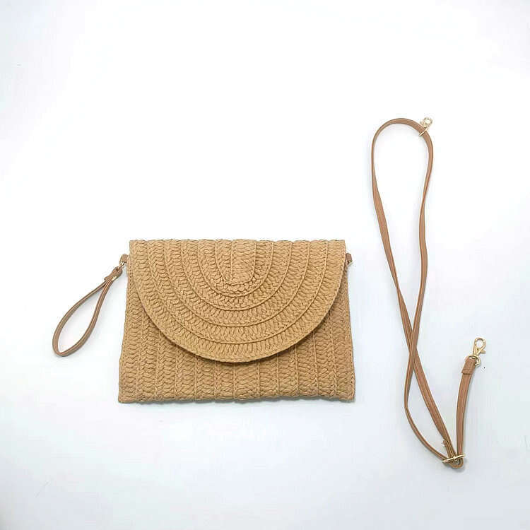 designer bag 2025 New Handheld Single Shoulder Paper Woven Women's Bag Simple and Fashionable Street Trend Internet Celebrity Summer