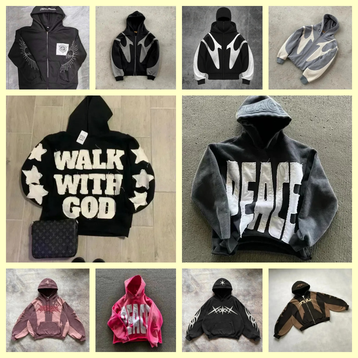 Designer Men's Embroidery hooded Hoodies Hoody Harajuku Oversized Letter Patch zip up hoodie Men Women Hip Hop Goth Casual Sweatshirt Streetwear 