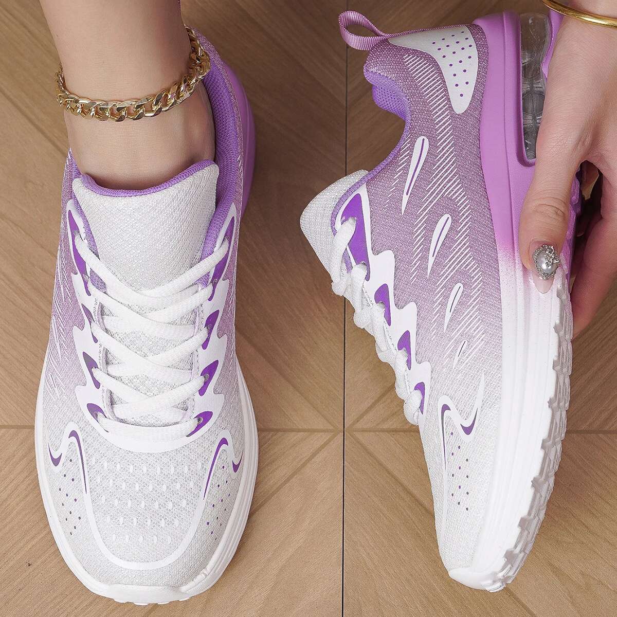 2025 Summer New Women's Walking Air Cushion Mesh Breathable Tennis Designer Fashion Sports Shoes