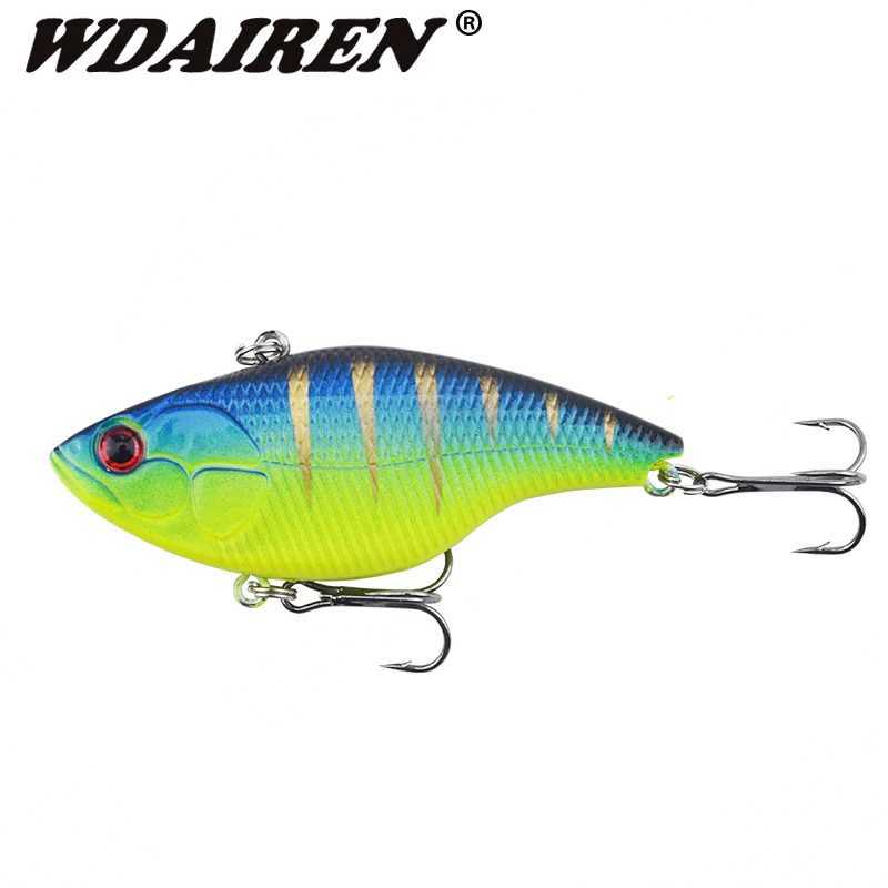 1Pcs Sinking VIB vibration ice fishing Wobblers Lure 7.5cm 18g winter hard bait Crankbait carp leurre pesca fishing Tackle Z250411