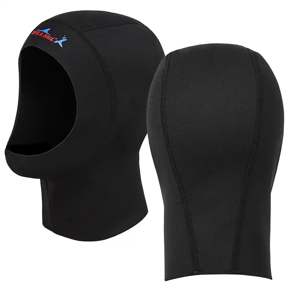 Neoprene Men Women Fishing Snorkeling Hood Cap Swim Full Face Mask Waterproof Warm Scuba Diving Hat winter swimming cap 250411