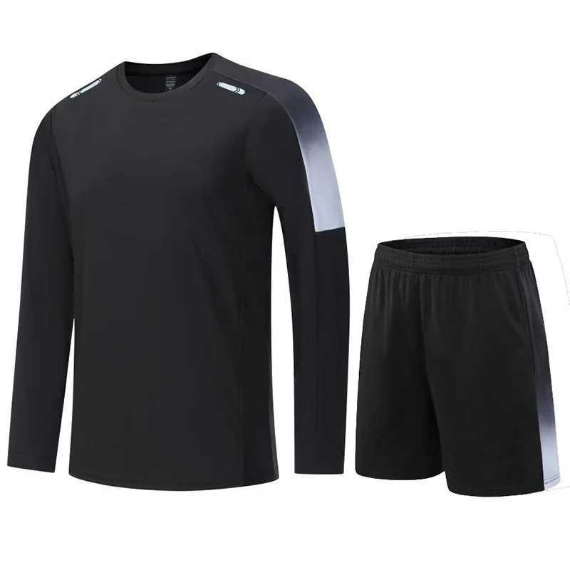 Mens Sportswear Set for Running Fitness Quick-Dry Training Clothing Cycling Morning Jogging Gear Training Tracksuits W250412