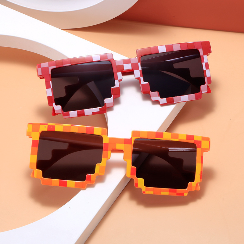 New Fashion Internet Celebrity Mosaic Glasses Personalized Street Photography Dance Performance Toy Sunglasses