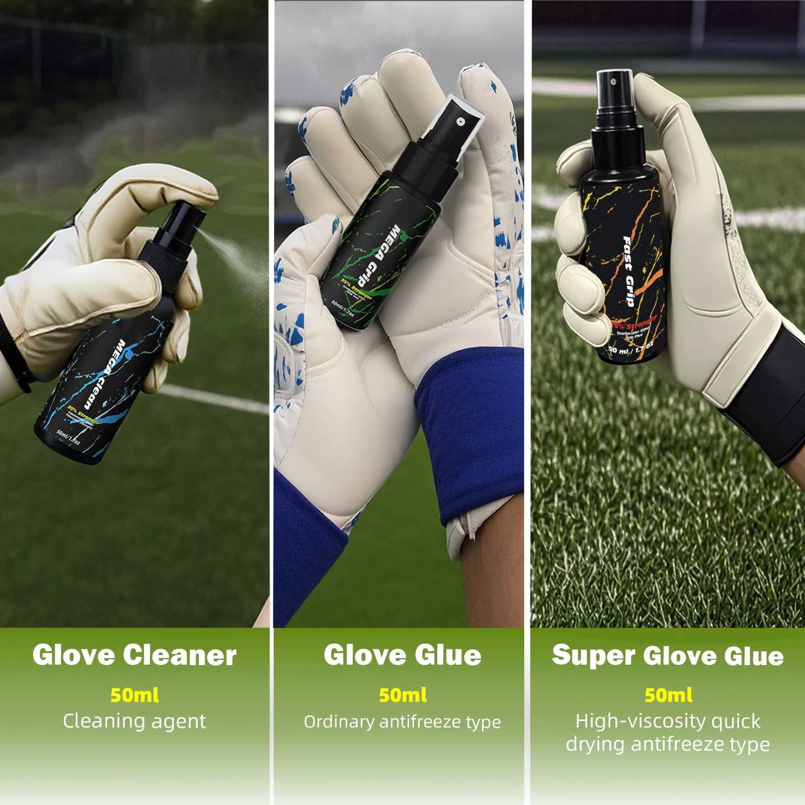 Goalkeeper Glove Spray Bundle Freeze-Resistant Grip Spray Quick-Dry Freeze-Resistant Grip Spray Glove Wash Care SprayW251112