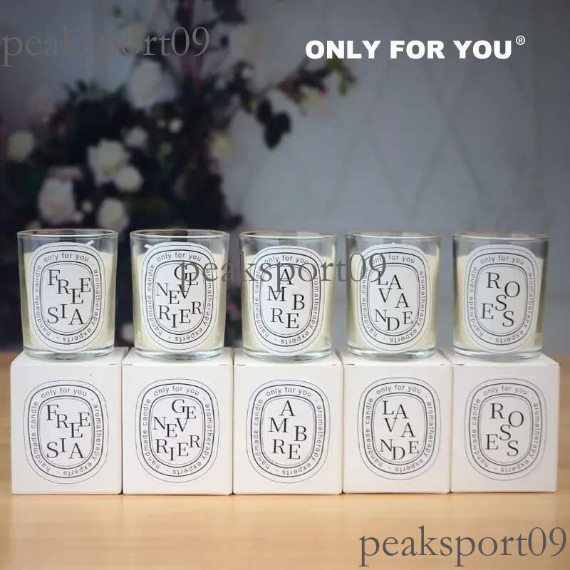 Christmas Gifts Ambre 70G Dip Collection Scented Fragrance Perfume Candles Birthday Wedding Party Favors Home Decorations
