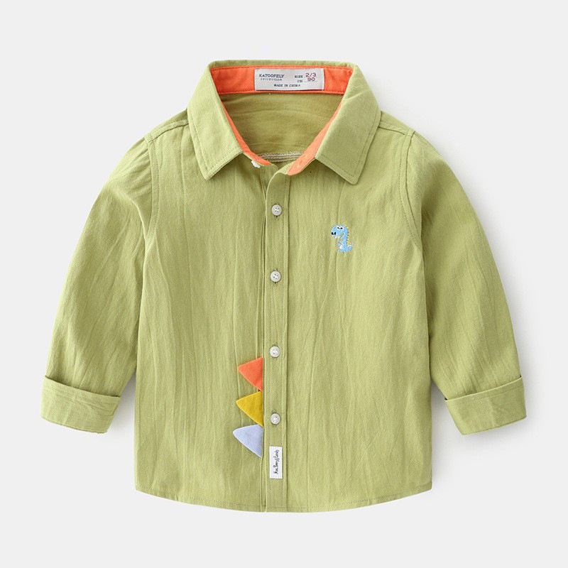 Ddmyshoesvip Spring And Long Sleeve New Autumn Fashion Baby Cotton Boys Handsome Top Children S White Shirt