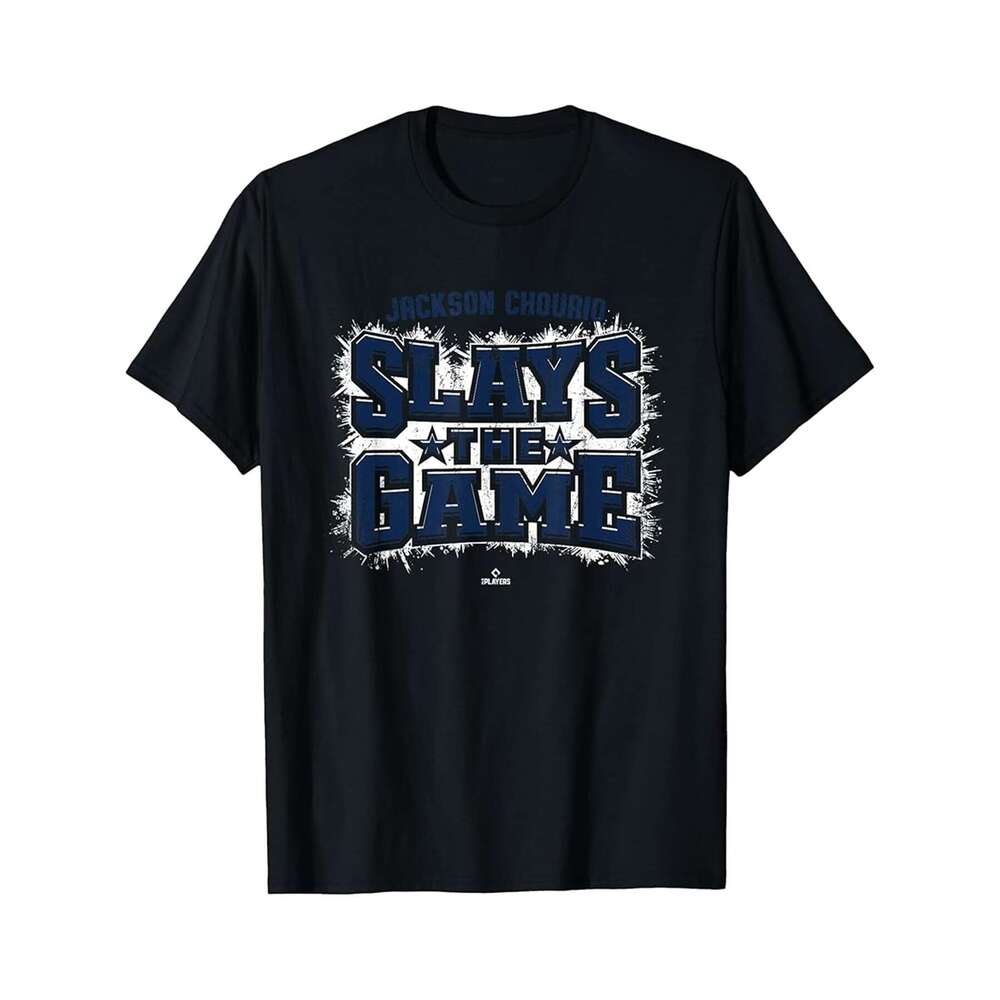 Designer T shirt Slay the Game Chas McCormick Houston Baseball MLBPA - 220g T shits