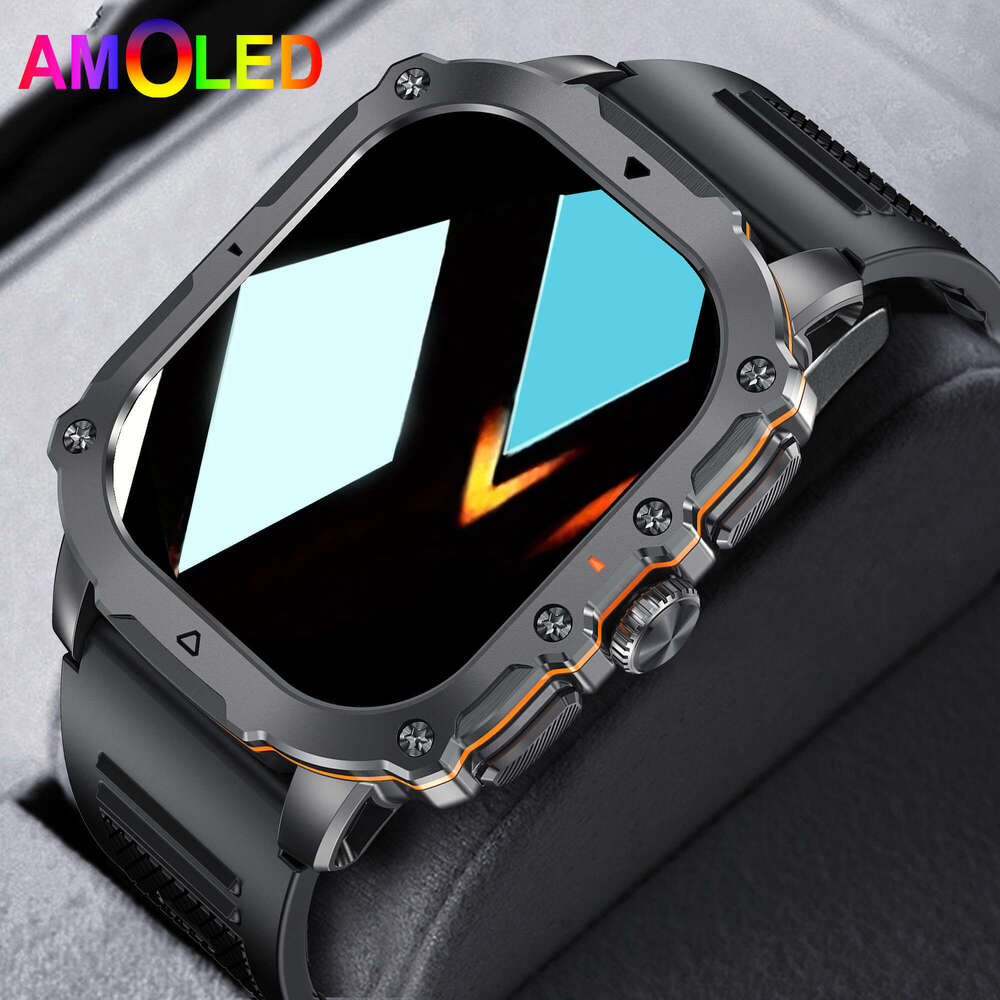 For Ultra HD 1.95" Full Touch Smart Watch for Men & Women - Wireless Call, 100+ Sports Modes, Sleep Tracker, GPS, Compatible with iPhone and Andr