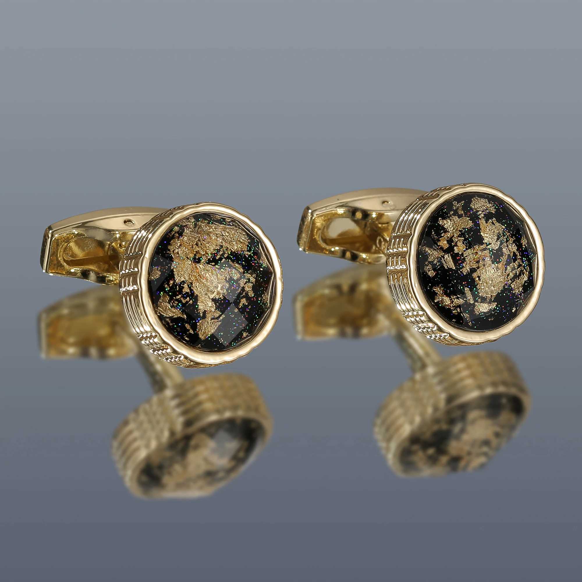 Cufflinks gold TOMYE XK22S014 personalized round tailcoat formal shirt cufflinks mens wedding gift jewelry buttonsT250412
