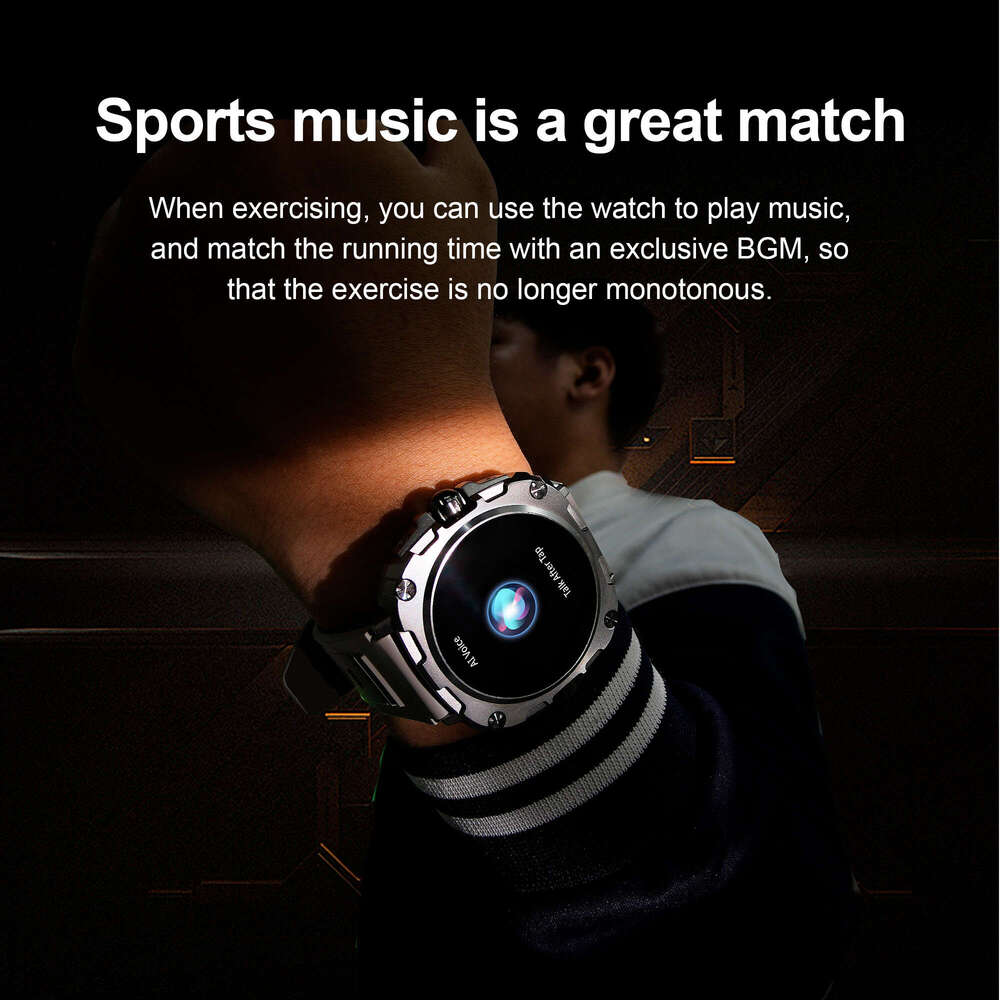 2024 SmartWatch 1.43" Big Screen, Smart Watch For Wireless Call, Custom Dial, Fitness Tracker, 400mAh Battery, Compatible with iPhone and Android