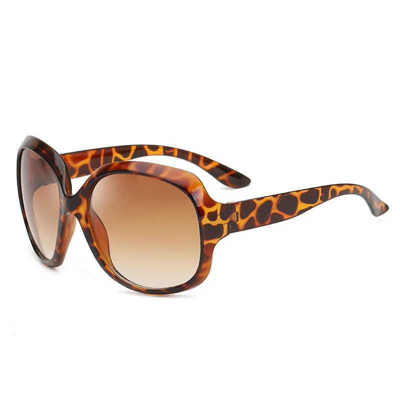New Large Frame Oval Shape Sunglasses Womens Brand Designer Fashion Sun Glasses Women Outdoor Travel Eyewear UV400 Gafas De SolC250411