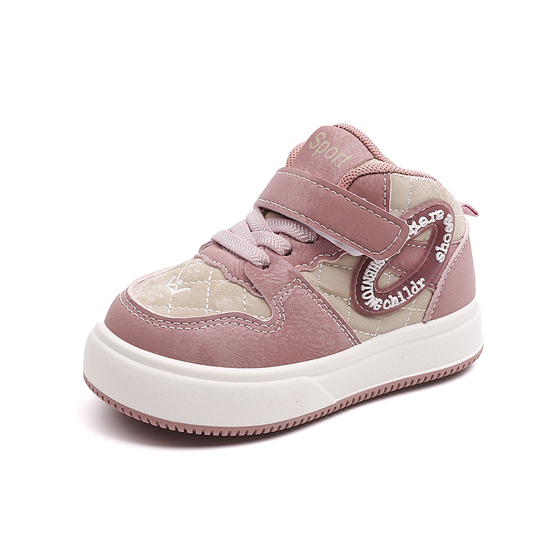High Top Toddler Sports Sneakers Kids Running Board Shoes Kidszworld Boys Girls Casual Trainers Children Outdoor Walking Footwear Shoes Sizes 21 - 32 