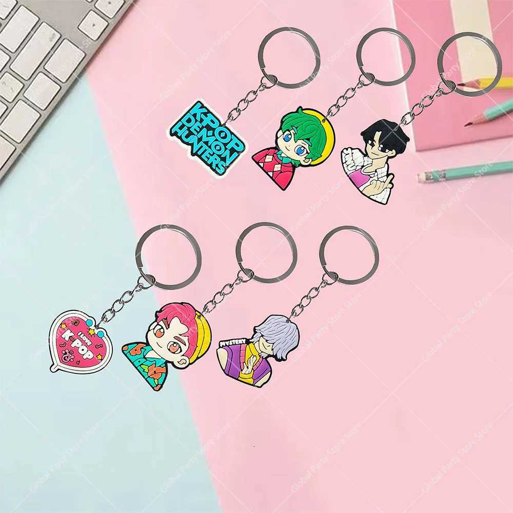 K pop Demon Hunters Keychain Birthday Party Decoration Kpop Anime Party Gift Filler Gifts for Guests Baby Shower Party Supplies Z251111