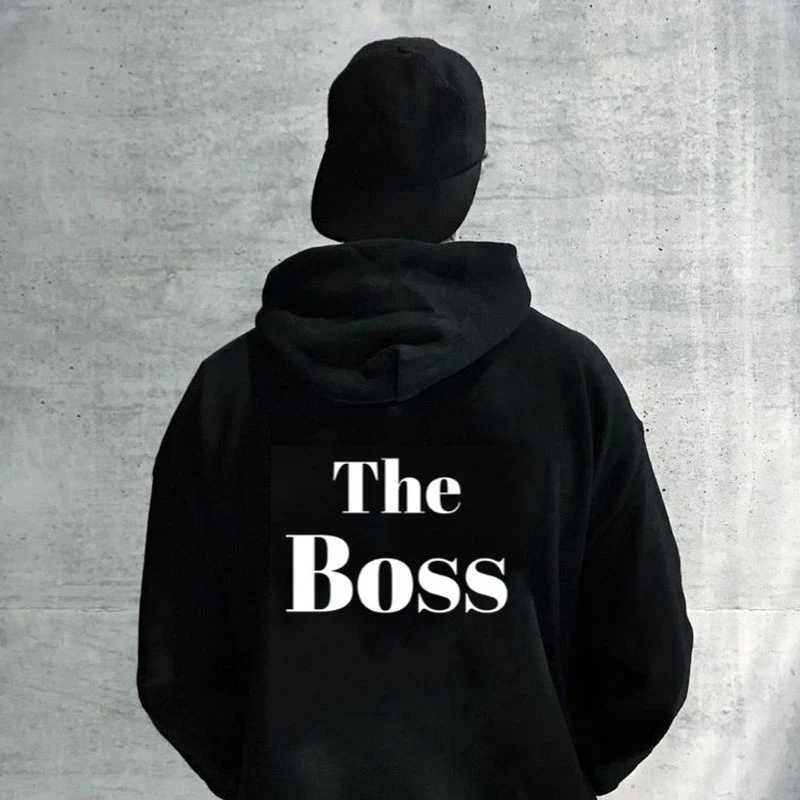 POD customization Lovers Couples Hoodies Casual Pullovers Gift Funny Couple Hoodies Women Men Lovers Letter Printed SweatshirtT251112