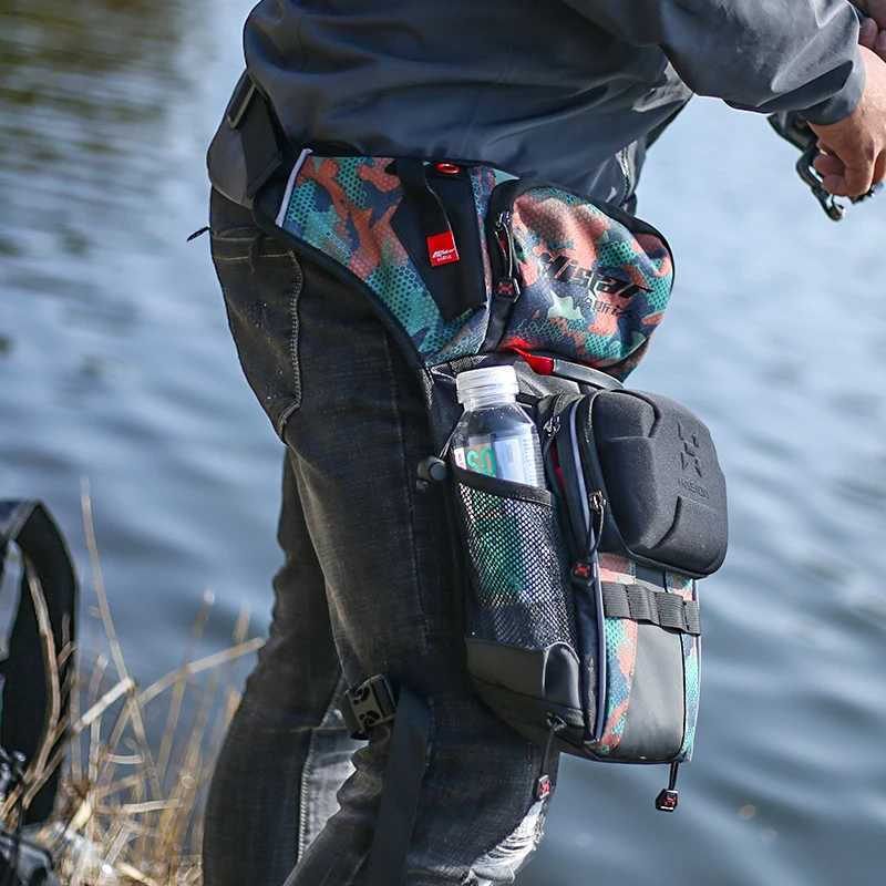 HISTAR Big Capacity Multi-Pocket Waterproof Oxford Fabric Multi-functional Casting Rod Fishing Side Bag Z250411