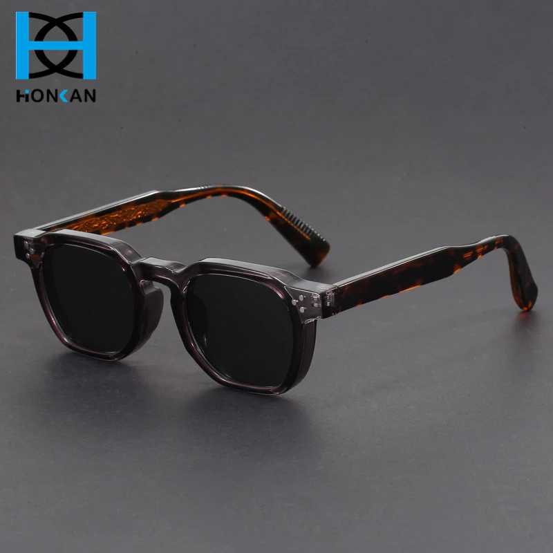 Vintage Rivet Oval Sunglasses Men Punk Propionic Luxury Brand Design Sun Glasses Women Business Party Eyewear UV400 EyeglassesC250411