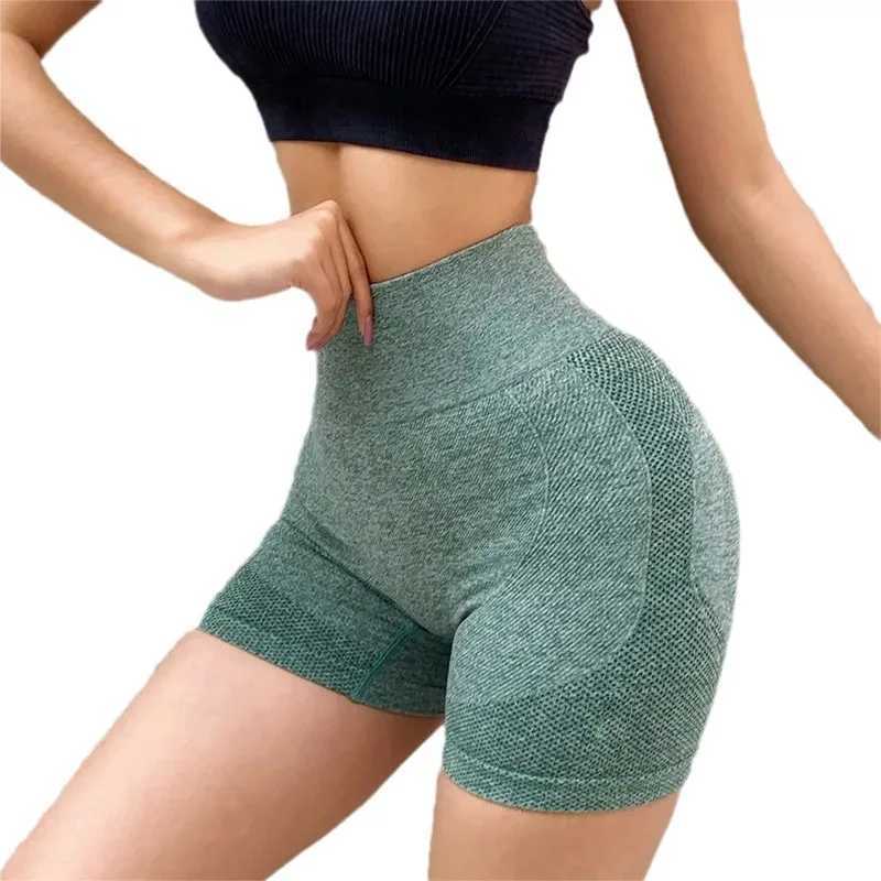 Hot selling womens fitness shorts high waisted breathable elastic tight fitting suitable for quick drying three piece yoga pants Y250412