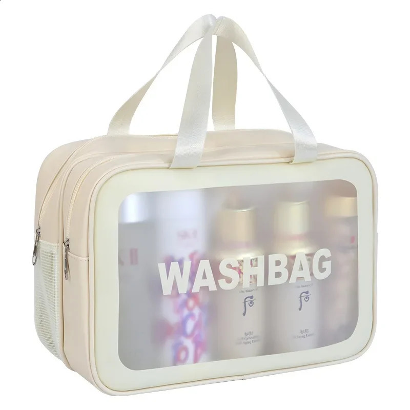 Dry wet separation makeup bag portable toilet bag travel essentials large capacity storage bag fitness and swimming essentials 250410