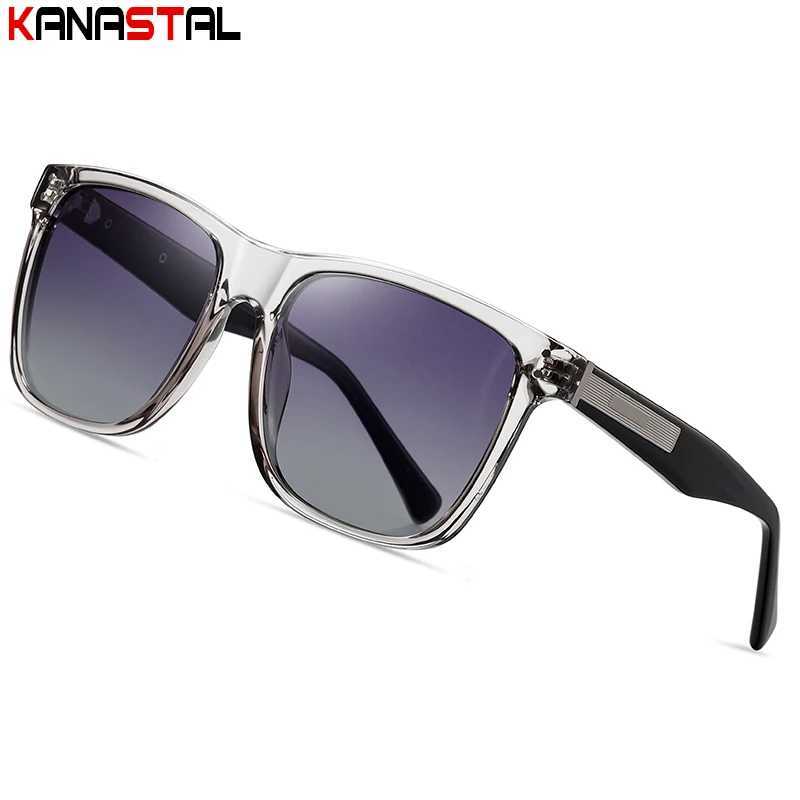 Women Sunglasses UV400 Polarized Sun Glasses Men Acetate Big Eyeglasses Frame Camping Outdoor Goggles Anti Glare Shade EyewearC250411