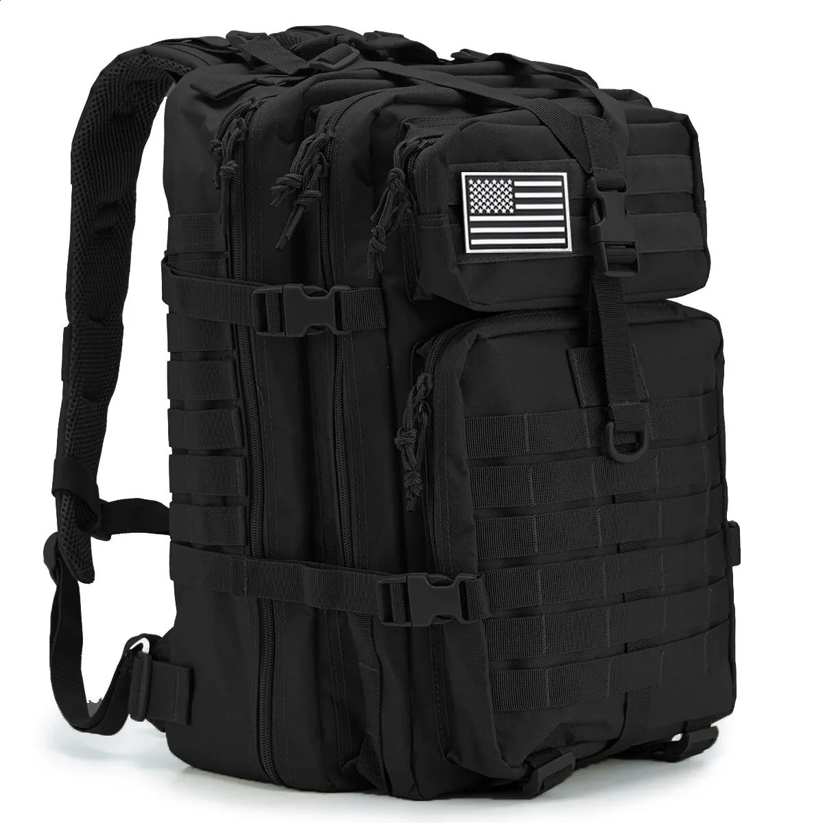 QT QY 50L Man Tactical Backpacks Survival Traveling Bags Hking Outdoor 3P Assault Pack EDC Molle Pack For Trekking Hunting Bag 250407