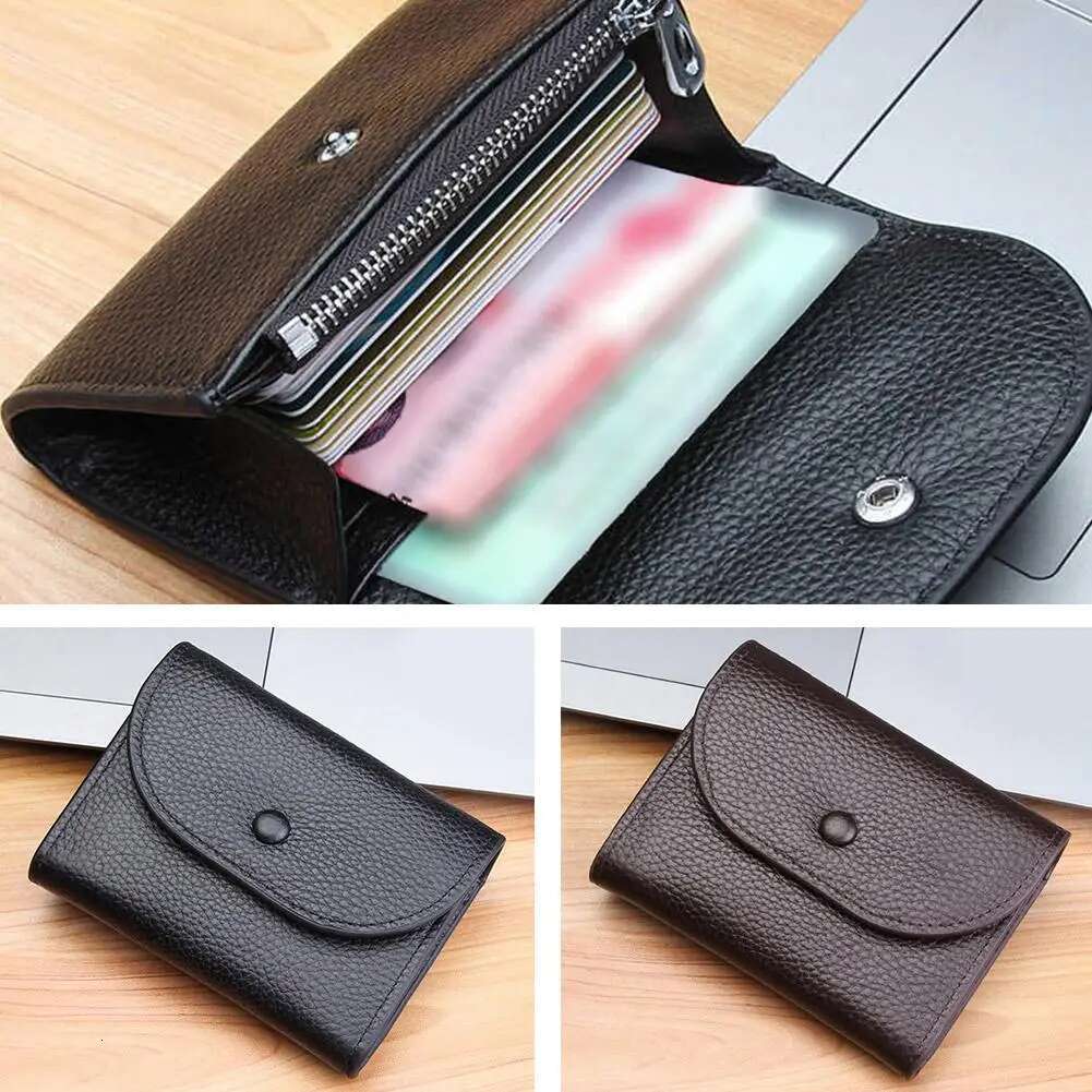 Women Pu Leather Card Holders Female Cowhide Small Cute Wallet Portable Clutch Coin Wallets Bags Purses Fashion K1q2 ddmythur