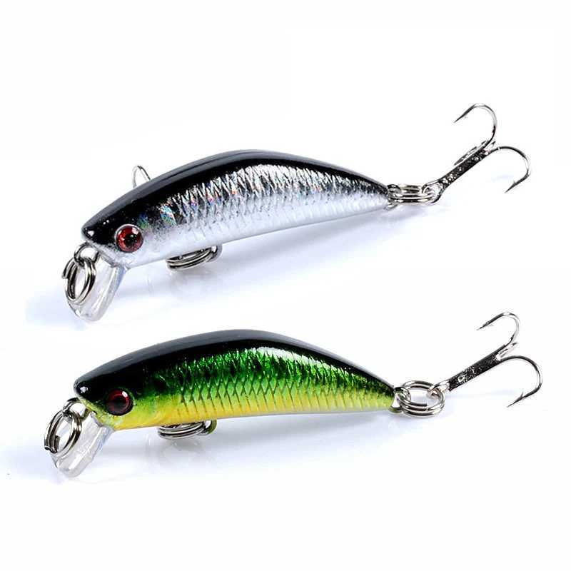 1PCS Floating Minnow Fishing Lure 4.5cm 2.8g Lifelike Plastic Wobbler Crankbaits 3D Eyes Isca Artficial Hard Bait Carp Fishing Z250411