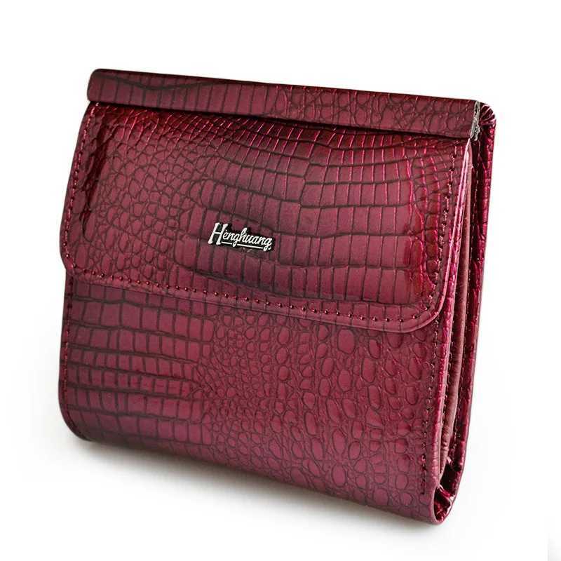Mini Wallet Womens Wallet and Wallet Alligator Wallet Genuine Leather Womens Wallet ID Cardholder Coin Bag Z250411