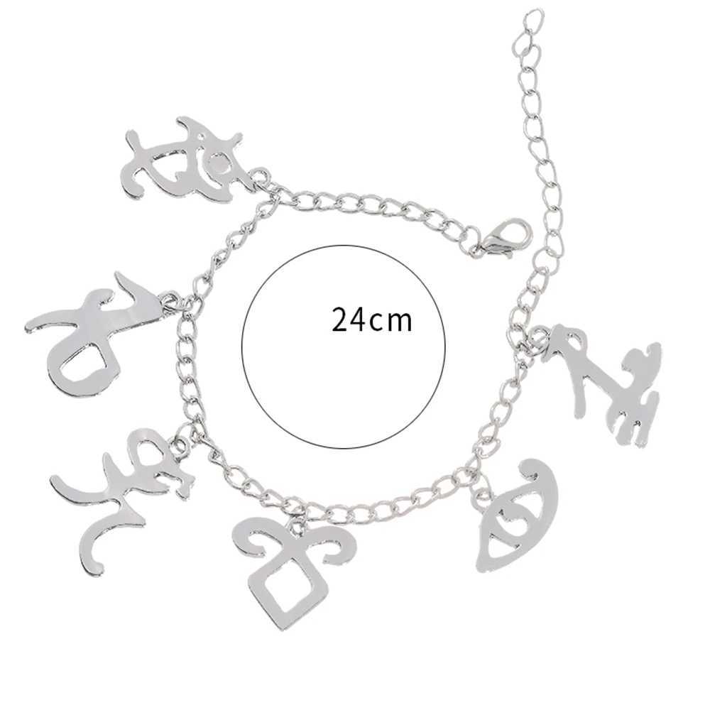 Hot The Mortal Instruments City of Bones Bracelet Inspired Angel Power Rune Symbols Bracelet Shadowhunters Ispired Charm JewelryC250411
