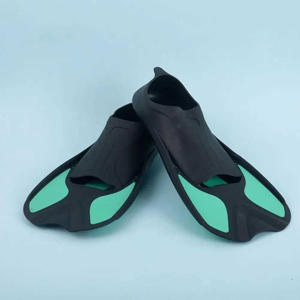 Diving Fin Swimming Training Fin Professional Inflatable Collar Short Blade Collar Leg Strength Building Swimming CollarY250412