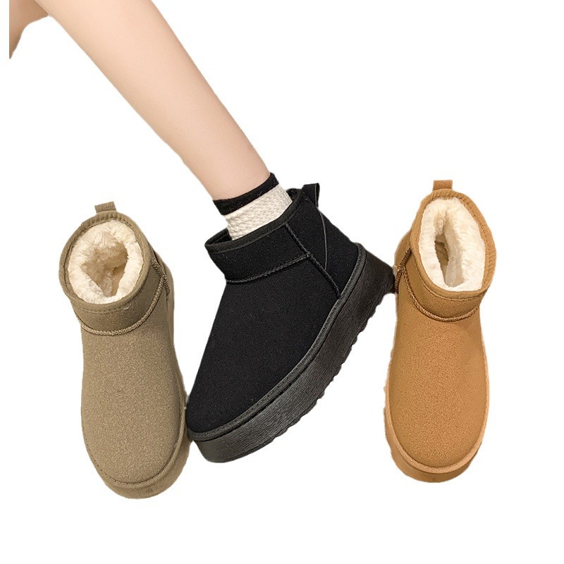 Tasman Slippers Tazz mustard seed Chestnut Sand Fur Slides Sheepskin Classic Ultra Mini Platform Boot Winter Women Men Slip-on Shoes Suede Upper Wool Fall