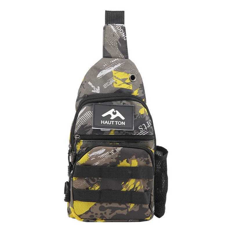 Fishing Rod Bag New Men Male Hiking Crossbody Bags Fishing Lure Molle Shoulder Chest Waist Bag Outdoor Travel Camping Fanny Pack Z250411