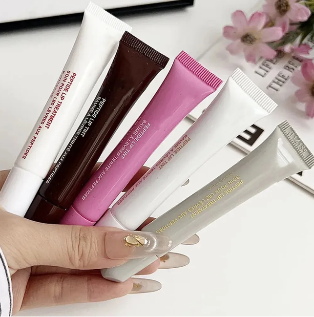 18 Colors Makeup Lip Gloss Lip Plumper Liquid Lipstick 10ml Toast Espresso Raspberry Jelly Bean peppermint glaze Lip balm Moisturize Shiny Glitter Lip