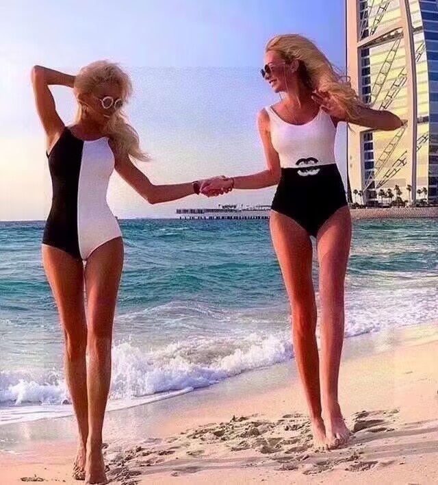 Bikini Designer Swim Cost Bikinis Summer Womens Swwears Sexy Sweet Femme Classic Letter Imprimer une seule pièce Suite de luxe Fashion Backless O