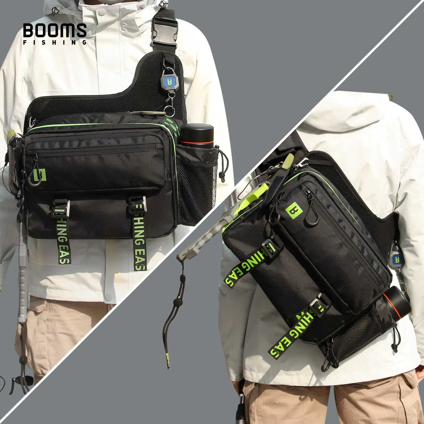Booms Fishing IB1 Fishing Bag High-Capacity Tackle Storage Bags Large Sea Freshwater Backpack Carpfishing Professional Equipmen Z250411
