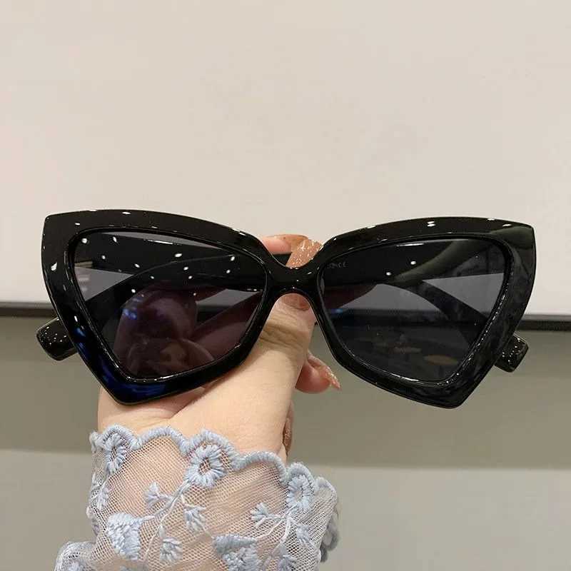New Fashion Cat Eye Sunglasses Female Luxury Brand Designer Sun Glasses for Women Travelling Sun Shades Glasse y2k Gafas De SolC250411