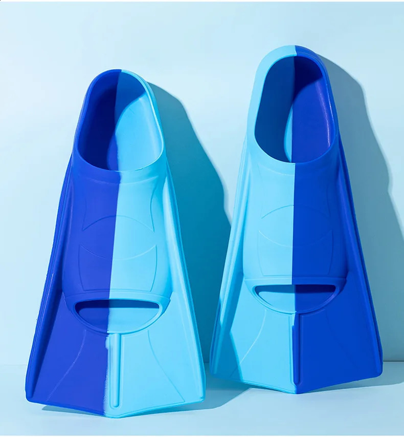 Silicone Short Fins Freestyle Training Adult Butterfly Fingers Swimming Snorkeling Equipment Diving Shoes 250411