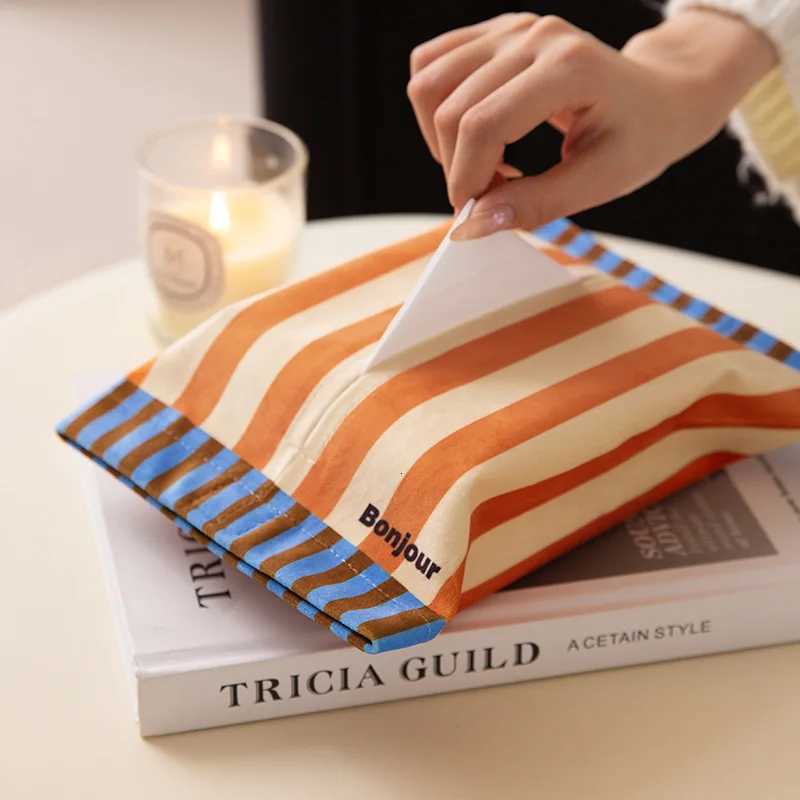 Memphis Rhapsody Luxury Tissue Box Bathro Toilet Paper Holder Vintage Living Ro Car Organizer Decorative Napkin Dispenser Y251112