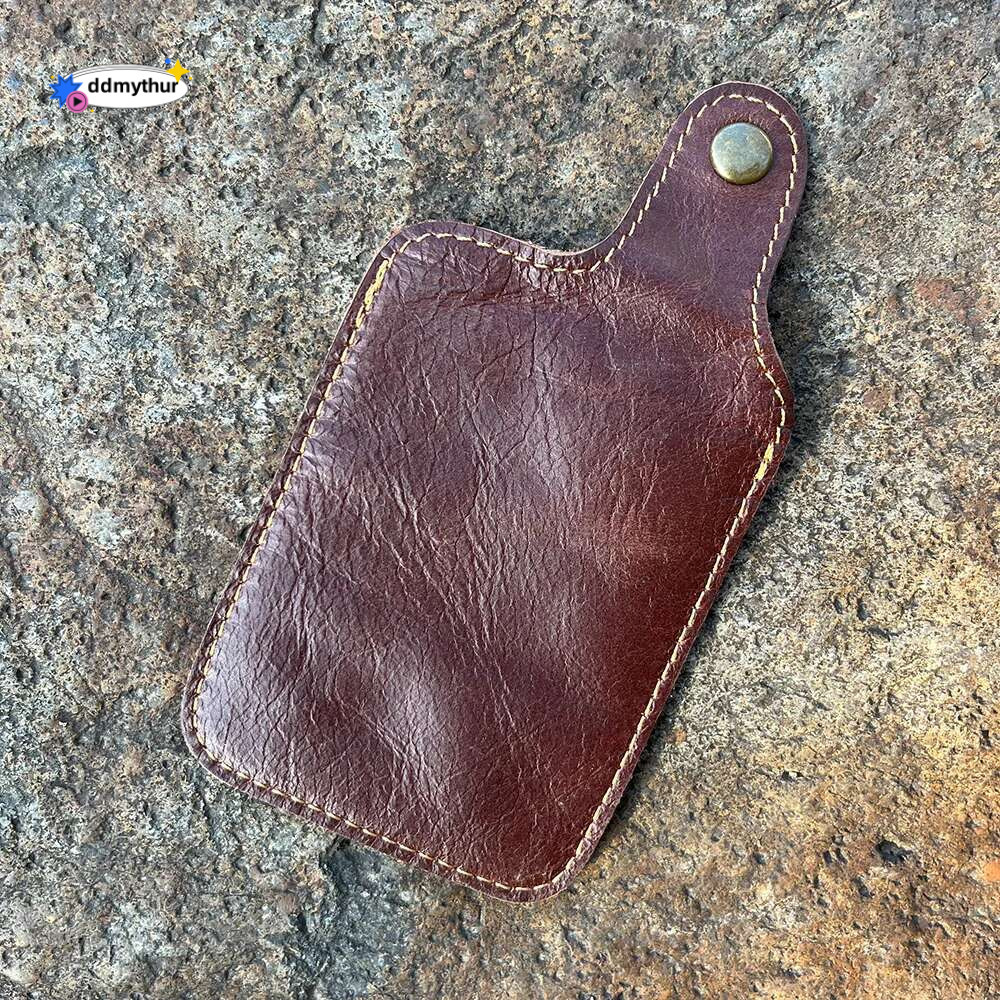 Slim Mens Holder Wallet Credit Bank Cardholder Cow Leather Bus Card Case ddmythur