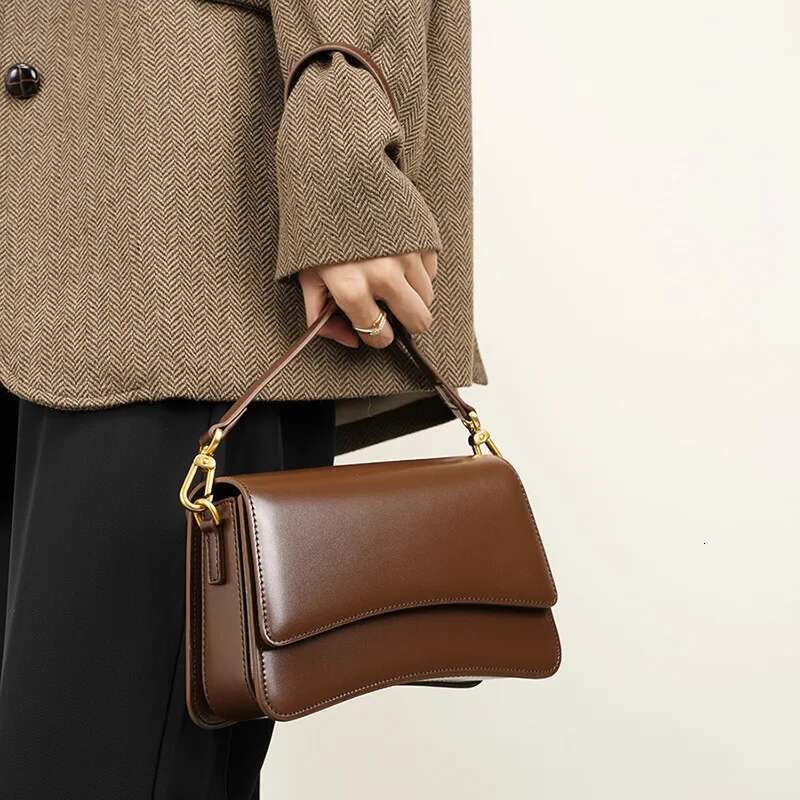 Designer Bag YANATARI Underarm Cowhide Genuine Leather Handbags Women Vintage Shoulder Bag Female Bags Womens High Quality 2025