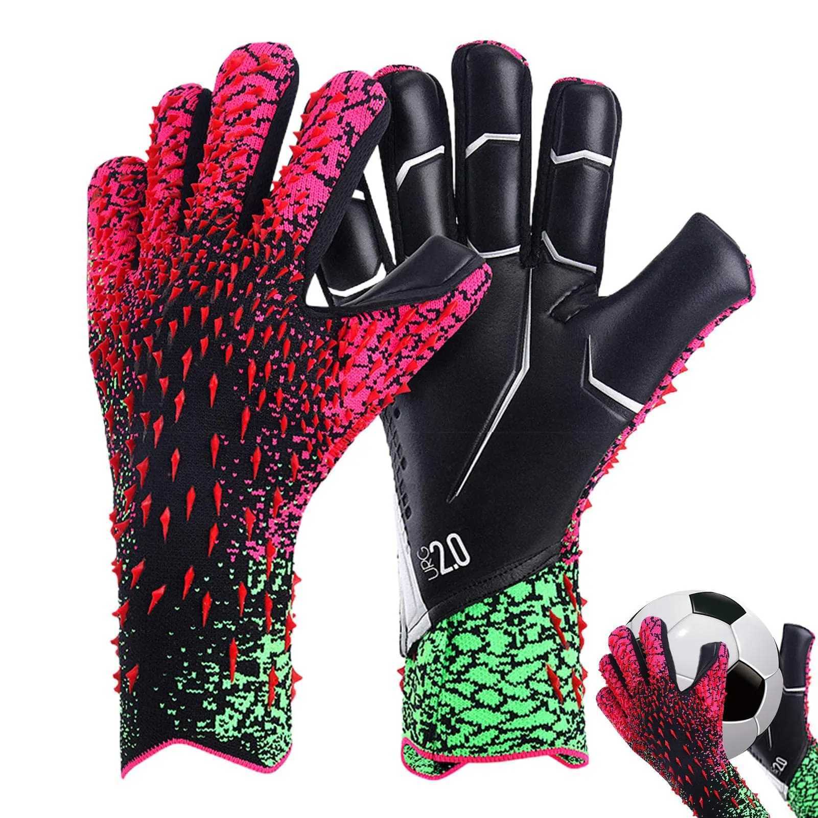 Football goalkeeper gloves for teenagers high-performance goalkeeper gloves football gloves with strong grip palmsXJ250412