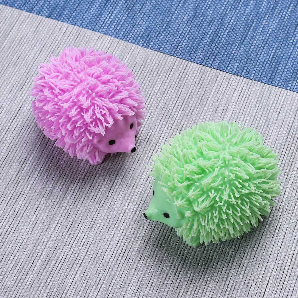 High Quality 1 clip on hedgehog squeeze toy flash creative violin toy pressure reducing sensor toy childrens adult gift T2504012