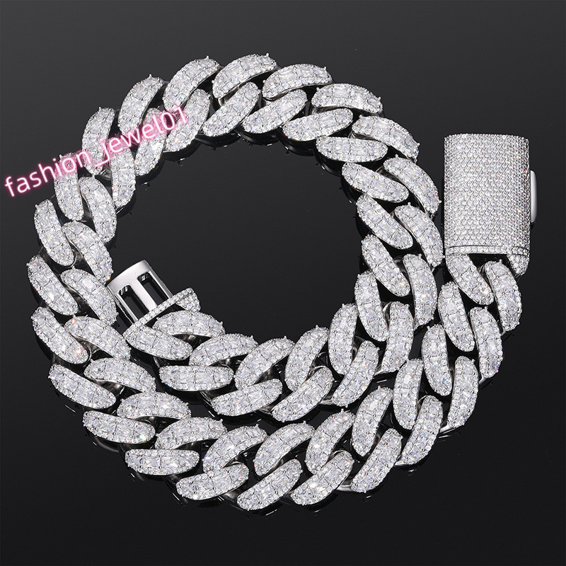 Fashion Jewelry Womens Cuban Chain Bracelet 18K Gold Plated Zircon - Elegant Copper Jewelry