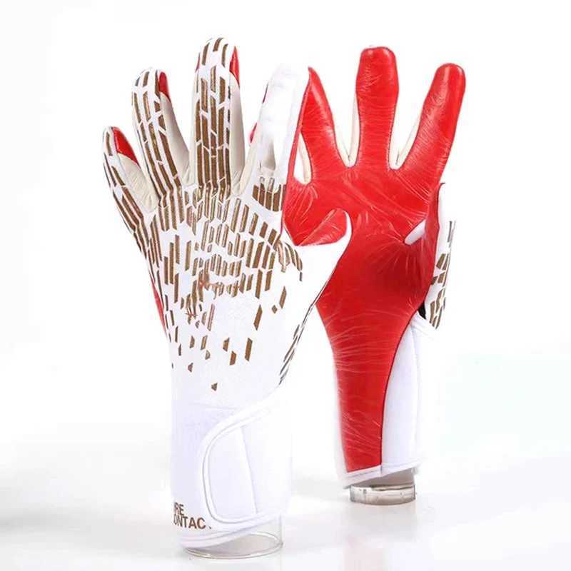 High quality latex adult and childrens training competition durable goalkeeper football goalkeeper glovesXJ250412