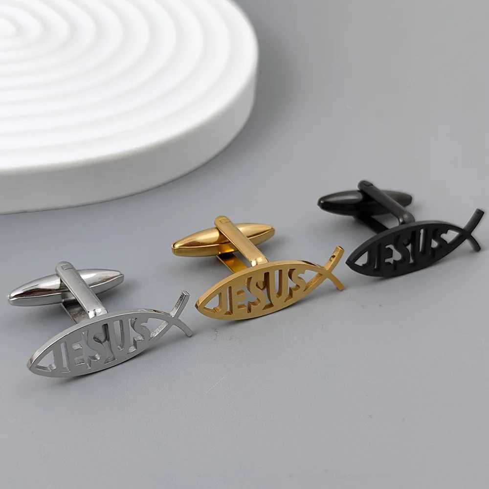 High quality fish cufflinks new fashion jewelry fashionable shirts cufflinks mens wedding dresses button pins giftsT250412