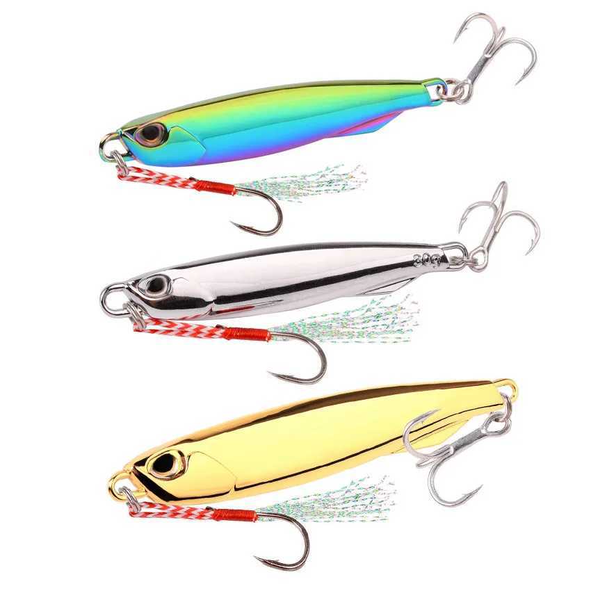 1Pcs Spoon Metal Jigs Silver Golden Fishing Lure 7g 10g 15g 20g 30g 40g Electroplated Pesca Fishing Lures Bait Mackerel Bass Z250411