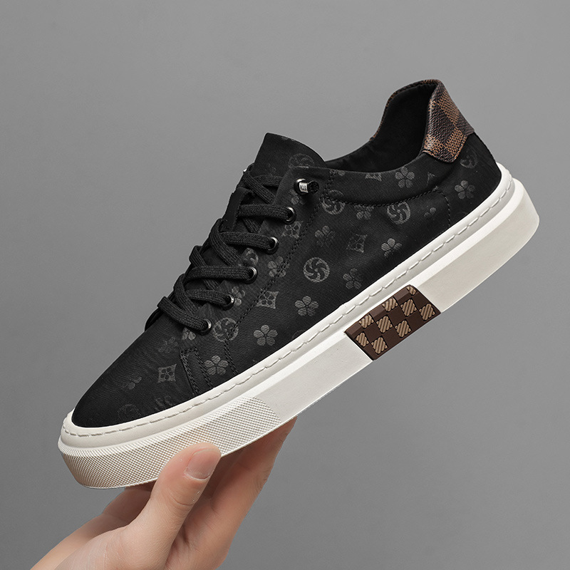 Fashion Classic Trend Print Sneakers New Style Men Casual Canvas shoes Street Style Cool Versatile Outdoor Shoes Sizes 38-44 Free Shipping