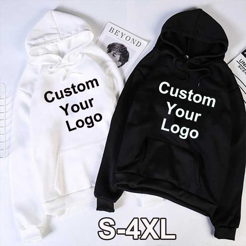 POD customization Custom Your Hoodie for Men and Women Couples Fleece Hoodie Hip Hop Warm HoodieT251112